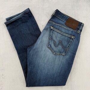 AG Adriano Goldschmied The Graduate Tailored Leg Blue Jeans Mens 32